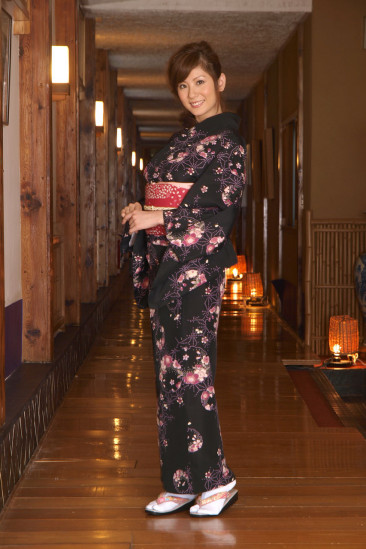 Ношение кимоно